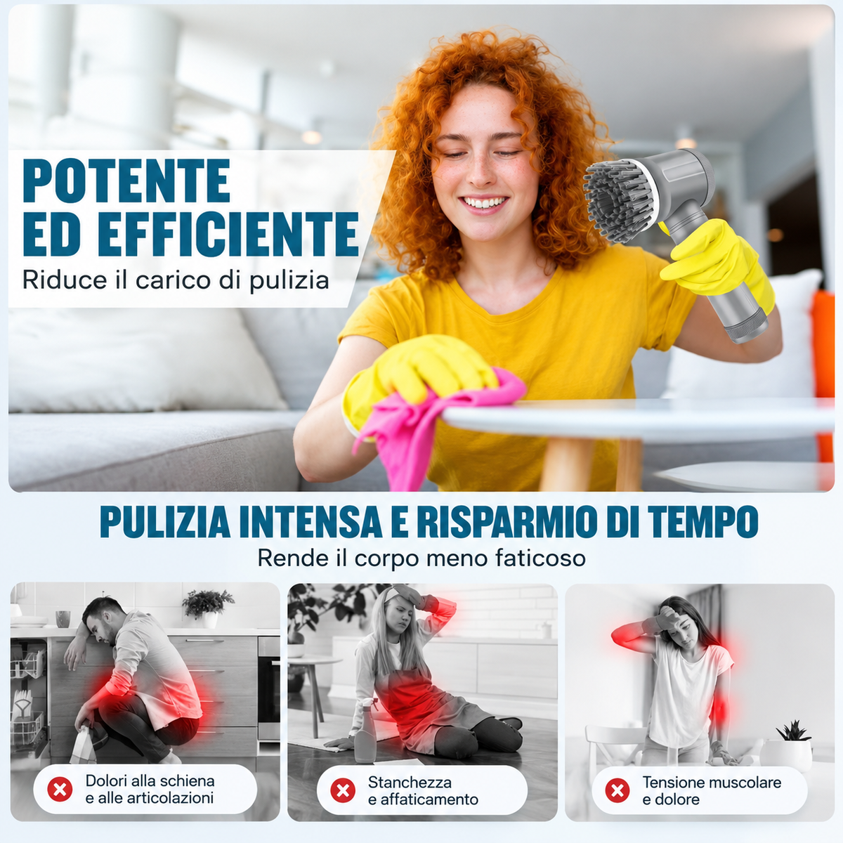 Pulitore Elettrico Multifunzionale per la Casa